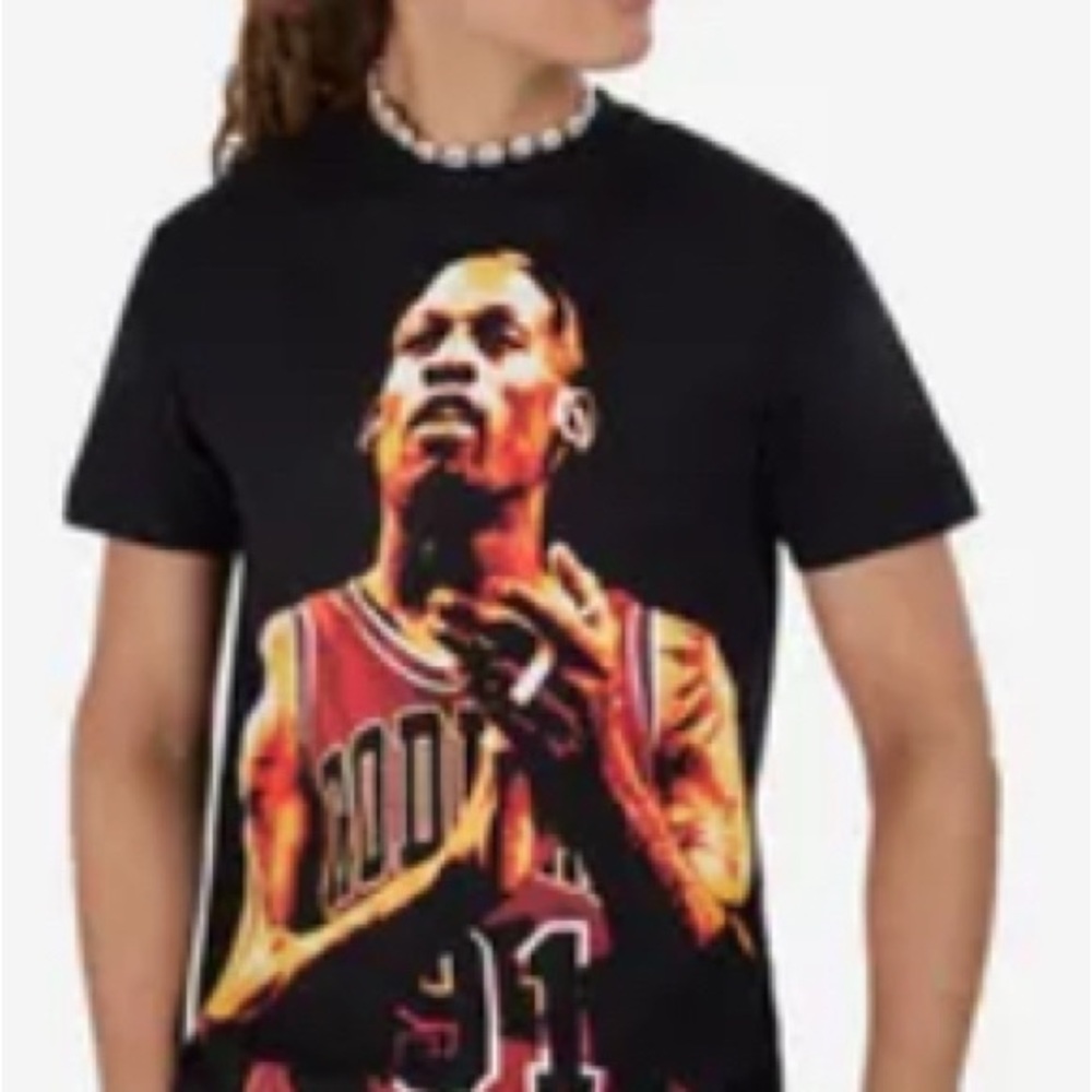 Dennis Rodman Graphic basketball tshirt